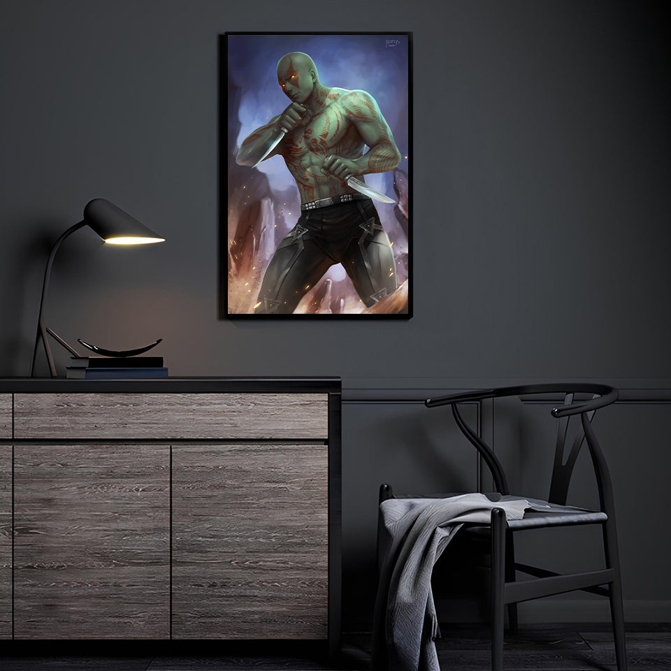 Relentless Destroyer by Nopeys displayed in a modern room.