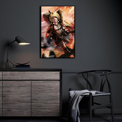 Skybound Strategist Wall Art by Ceasar displayed in a modern room.