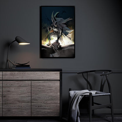 Wall art displayed in a modern room mockup to show scale and ambiance.