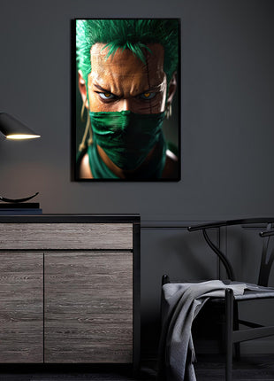 Zoro Wall Art | One Piece Ultra-HD Acrylic, Metal & Canvas Print - Snapping Turtle Gallery