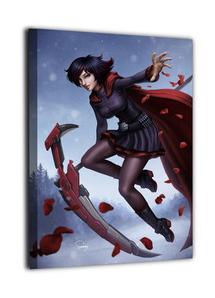 Ruby Rose Wall Art | RWBY Acrylic, Metal & Canvas - Snapping Turtle Gallery