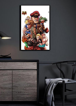 Ryu Wall Art | Street Fighter Fan Art | Snapping Turtle Gallery - Snapping Turtle Gallery
