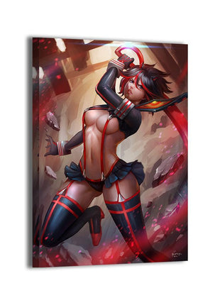 Ryuko Matoi Wall Art | Kill la Kill Ultra-HD Acrylic, Metal & Canvas Print - Snapping Turtle Gallery