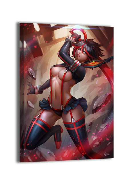 Ryuko Matoi Wall Art | Kill la Kill Ultra-HD Acrylic, Metal & Canvas Print - Snapping Turtle Gallery