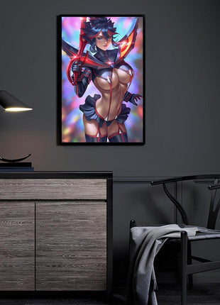 Ryuko Matoi Wall Art | Kill la Kill Acrylic, Metal & Canvas Print - Snapping Turtle Gallery