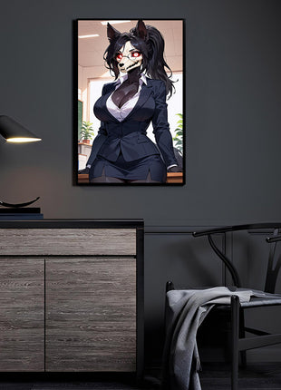 SCP-1471 Malo Augmented Reality Art | Acrylic, Metal & Canvas - Snapping Turtle Gallery