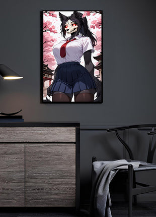 SCP-1471 Malo Sakura Academy Art | Acrylic, Metal & Canvas - Snapping Turtle Gallery