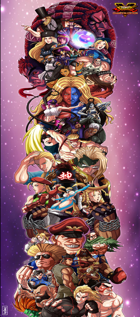 Street Fighters Unite Wall Art