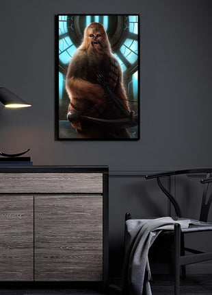 Chewbacca Wall Art | Star Wars Ultra-HD Acrylic, Metal & Canvas Print - Snapping Turtle Gallery