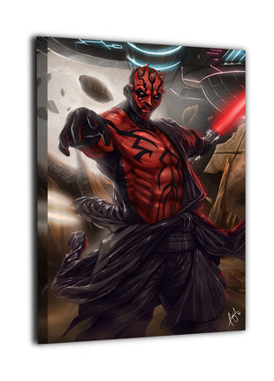 Darth Maul Wall Art | Star Wars Ultra-HD Acrylic, Metal & Canvas Print - Snapping Turtle Gallery
