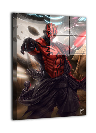 Darth Maul Wall Art | Star Wars Ultra-HD Acrylic, Metal & Canvas Print - Snapping Turtle Gallery