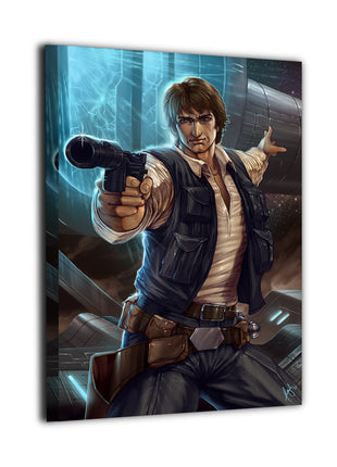 Han Solo Wall Art | Star Wars Ultra-HD Acrylic, Metal & Canvas Print - Snapping Turtle Gallery