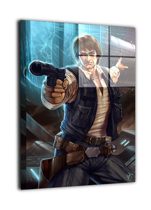 Han Solo Wall Art | Star Wars Ultra-HD Acrylic, Metal & Canvas Print - Snapping Turtle Gallery