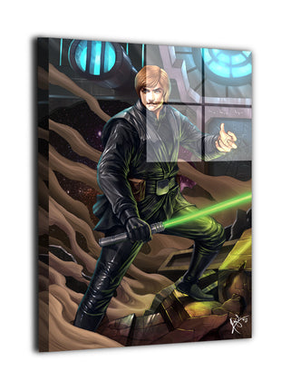 Luke Skywalker Wall Art | Star Wars HD Acrylic, Metal & Canvas Print - Snapping Turtle Gallery
