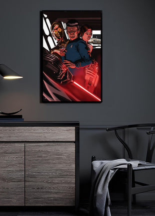 Star Wars Vs Star Trek Wall Art