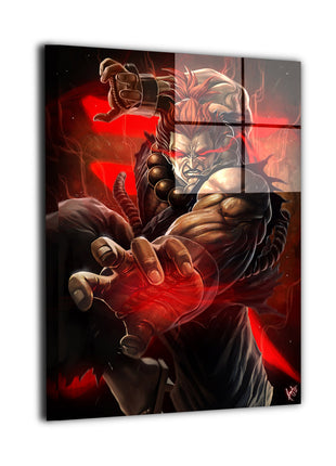 Akuma Wall Art | Street Fighter Ultra-HD Acrylic, Metal & Canvas Print - Snapping Turtle Gallery