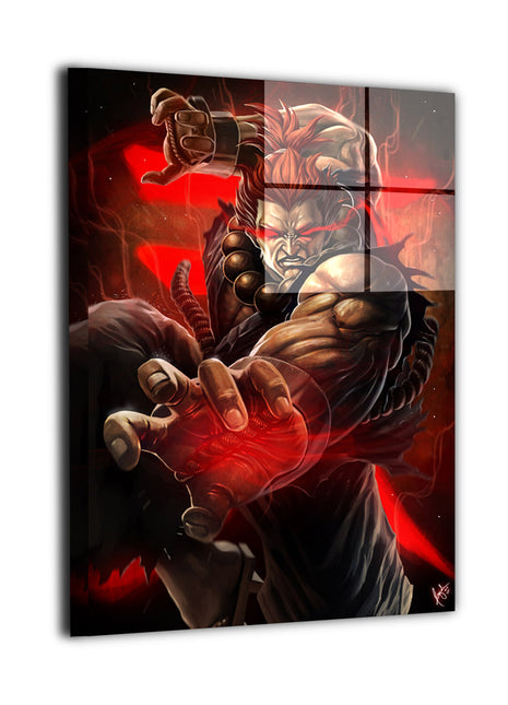 Akuma Wall Art | Street Fighter Ultra-HD Acrylic, Metal & Canvas Print - Snapping Turtle Gallery