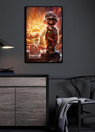 Super Mario Wall Art | Ultra-HD Acrylic, Metal & Canvas Print - Snapping Turtle Gallery