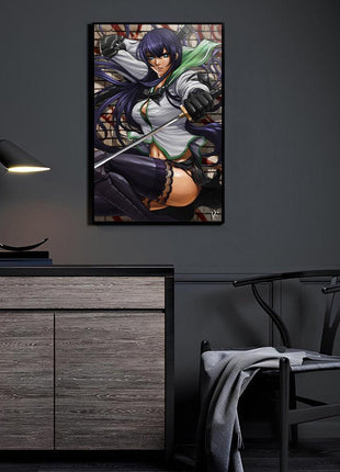 Saeko Busujima Art | Acrylic, Metal & Canvas - Snapping Turtle Gallery