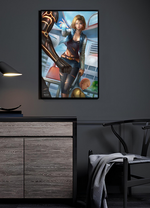 Saitama vs Android 18 Wall Art | HD Acrylic, Metal & Canvas Prints - Snapping Turtle Gallery