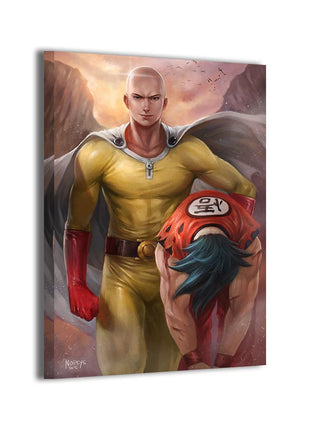 Saitama vs Goku Wall Art | Anime HD Acrylic, Metal & Canvas Print - Snapping Turtle Gallery