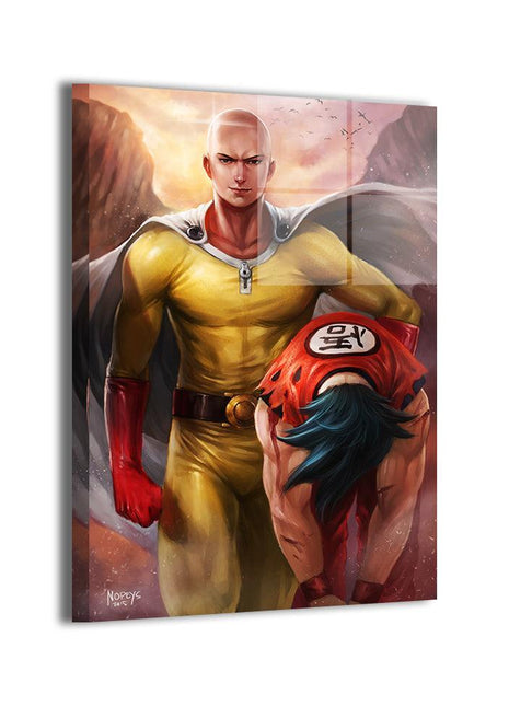 Saitama vs Goku Wall Art | Anime HD Acrylic, Metal & Canvas Print - Snapping Turtle Gallery