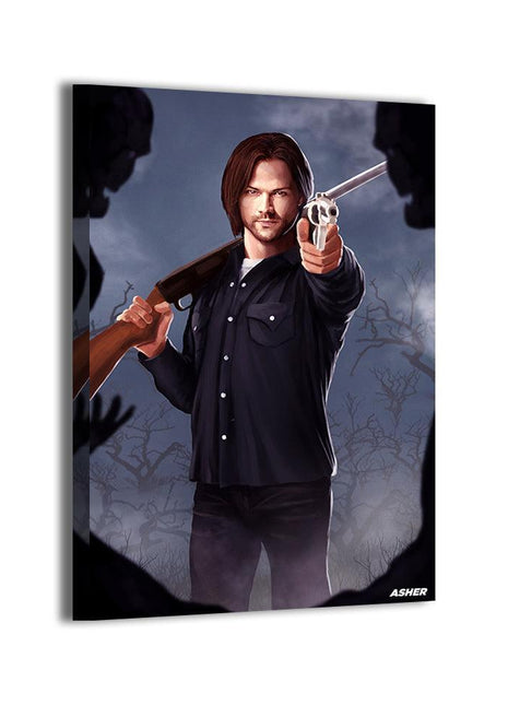 Sam Winchester Wall Art | Supernatural Acrylic, Metal & Canvas Print - Snapping Turtle Gallery