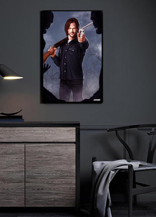Sam Winchester Wall Art | Supernatural Acrylic, Metal & Canvas Print - Snapping Turtle Gallery