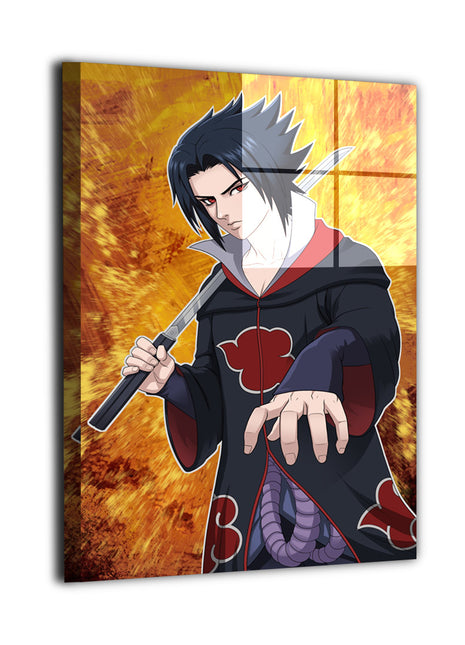 Sasuke Uchiha Art | Acrylic, Metal & Canvas [variant_option1] Print, Premium Wall Art by Snapping Turtle Gallery