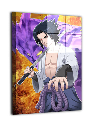 Sasuke Uchiha Art | Acrylic, Metal & Canvas [variant_option1] Print, Premium Wall Art by Snapping Turtle Gallery