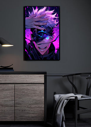 Satoru Gojo Wall Art | HD Acrylic, Canvas, Metal Prints, Shop Satoru Gojo Jujutsu Kaisen anime wall art. Premium Ultra-HD Acrylic, HD Metal & Gallery Canvas prints. Fast US shipping. Buy 3 Get 1 FREE! Ready to hang., [-Snapping Turtle Gallery
