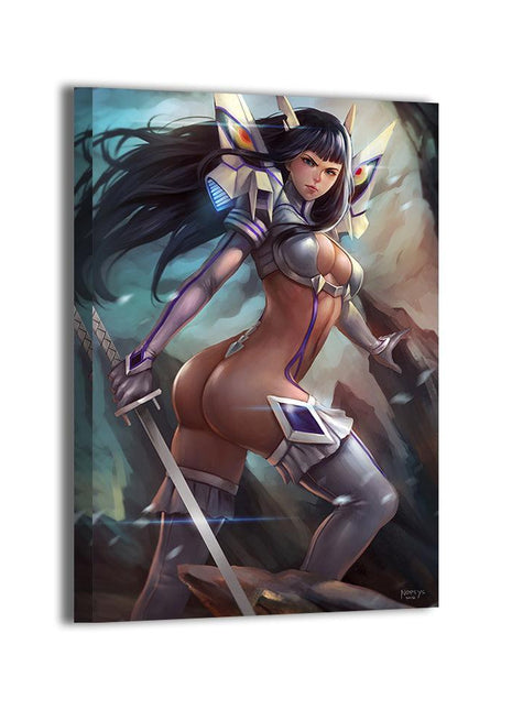 Satsuki Kiryuin Wall Art | Kill la Kill Fan Art | Snapping Turtle Gallery - Snapping Turtle Gallery
