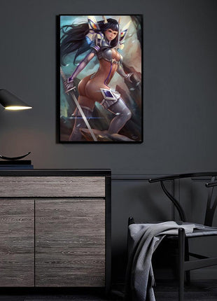 Satsuki Kiryuin Wall Art | Kill la Kill Fan Art | Snapping Turtle Gallery - Snapping Turtle Gallery