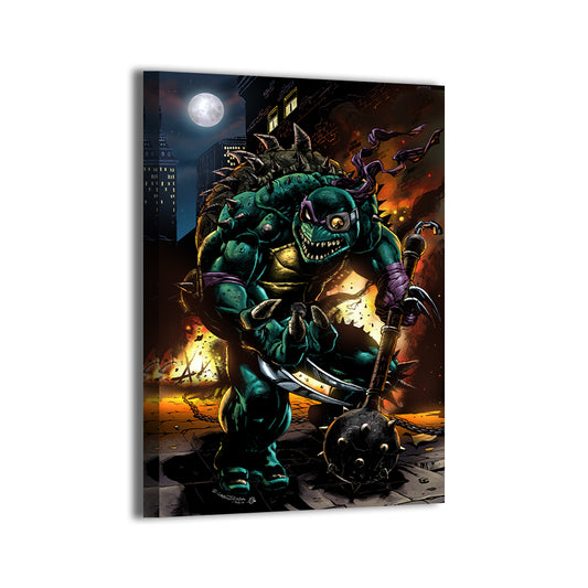 Savage Slash Wall Art Canvas Print – TMNT Villain Slash by Emil Cabaltierra