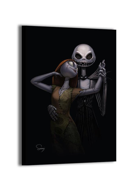 Jack Skellington Sally Wall Art | Nightmare Before Christmas Acrylic, Metal & Canvas - Snapping Turtle Gallery