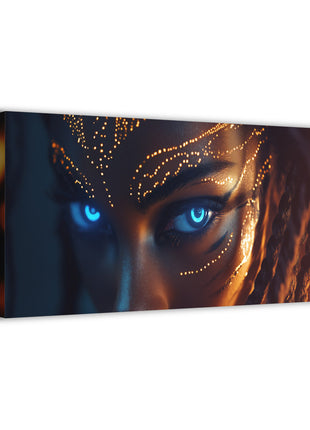 Cyberpunk Sci-Fi Art | Acrylic, Metal & Canvas - Snapping Turtle Gallery