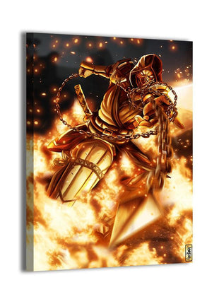 Scorpion Wall Art | Hellfire Vengeance | Snapping Turtle Gallery [variant_option1] Print, Premium Wall Art by Snapping Turtle Gallery