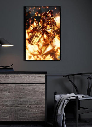 Scorpion Wall Art | Hellfire Vengeance | Snapping Turtle Gallery [variant_option1] Print, Premium Wall Art by Snapping Turtle Gallery
