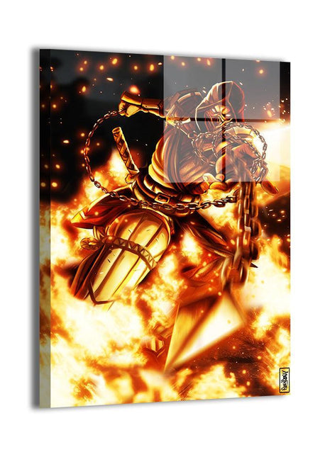Scorpion Wall Art | Hellfire Vengeance | Snapping Turtle Gallery - Snapping Turtle Gallery