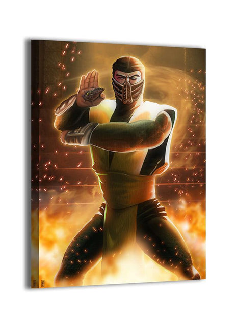 Scorpion Wall Art | Mortal Kombat Fan Art | Snapping Turtle Gallery - Snapping Turtle Gallery