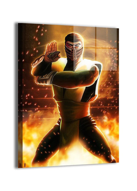 Scorpion Wall Art | Mortal Kombat Fan Art | Snapping Turtle Gallery - Snapping Turtle Gallery