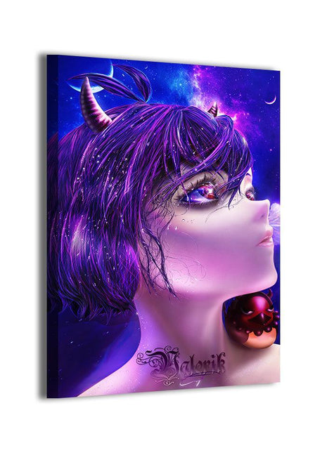 Secre Swallowtail Neon Wall Art | Black Clover Acrylic, Metal & Canvas - Snapping Turtle Gallery