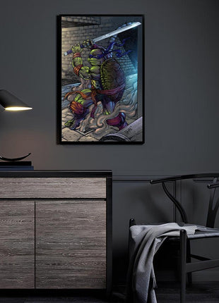 Sewer Samurai Leonardo Teenage Mutant Ninja Turtles wall art secondary view