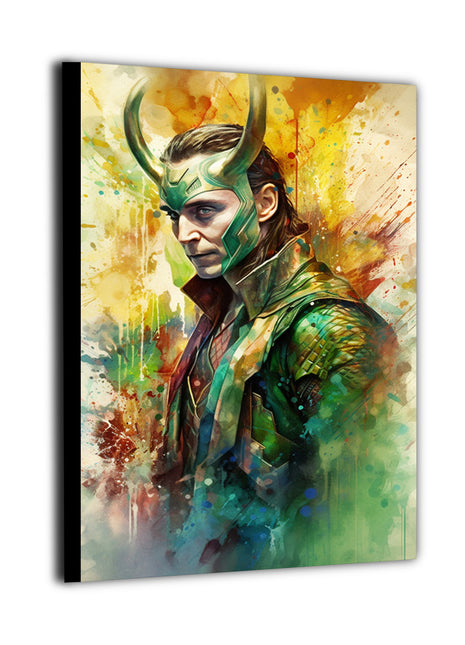Loki Shadow of the Trickster God Acrylic wall art mockup