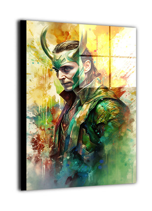 Shadow of the Trickster God Loki wall art