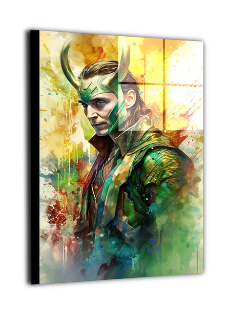Shadow of the Trickster God Loki wall art