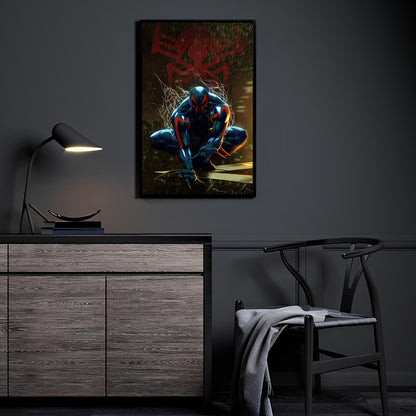 Shadow of 2099 Wall Art Room Mockup – Spider-Man 2099 by Ryan Pasibe