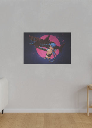 Jinx Arcane Art | Acrylic, Metal & Canvas - Snapping Turtle Gallery