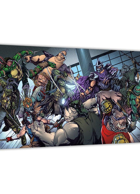 Shellshock Showdown Wall Art | TMNT Villains Battle Print | STG - Snapping Turtle Gallery