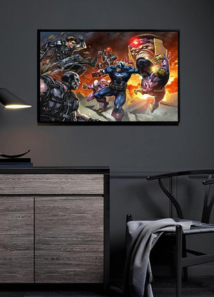 Shield of Legends Captain America collector wall art